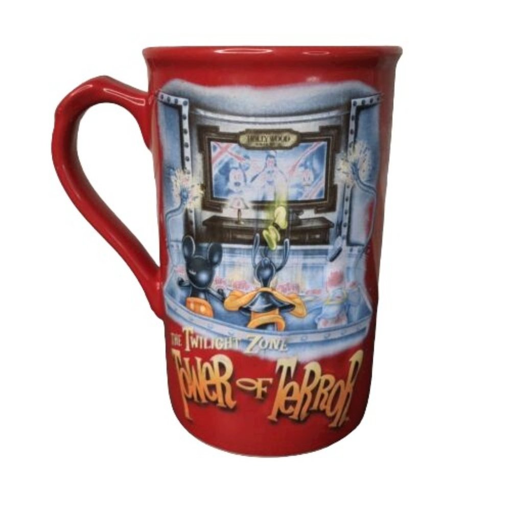 DISNEY Parks THE TWILIGHT ZONE TOWER OF TERROR LARGE MUG - Disneyland Retro